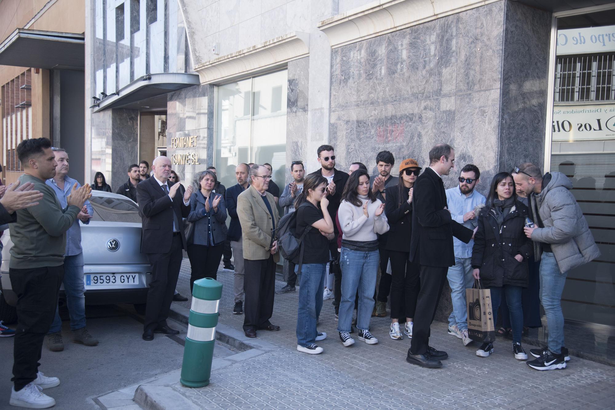 Les imatges de l'últim comiat a Daniel Alvarez, un dels geòlegs que va morir dijous passat a les mines de Súria