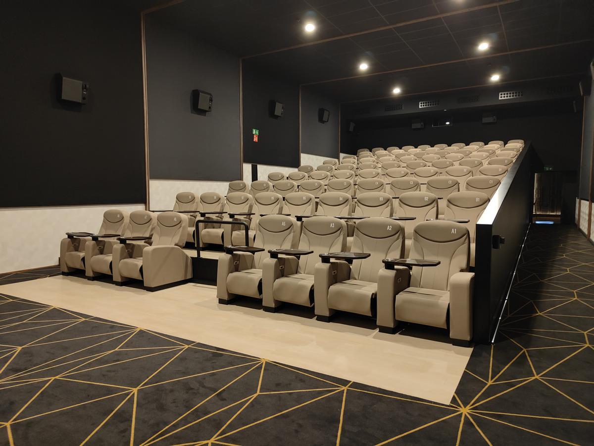 Butacas de Ezcaray Seating para el OCINE Premium Porto Pi, en Palma de Mallorca.