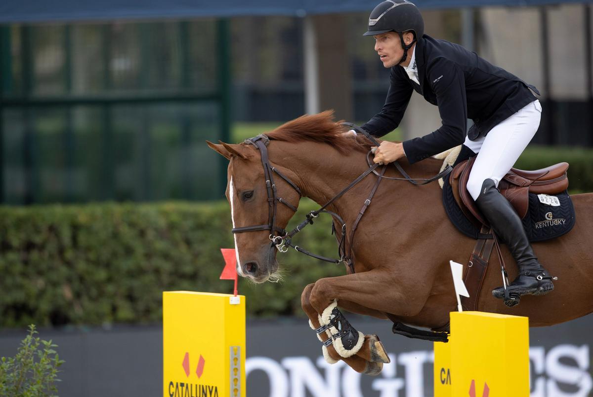 Henrik von Eckermann a lomos de King Edward