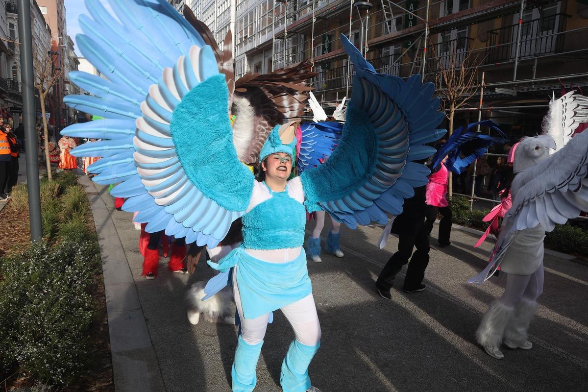 Imágenes del sábado de Carnaval en A Coruña