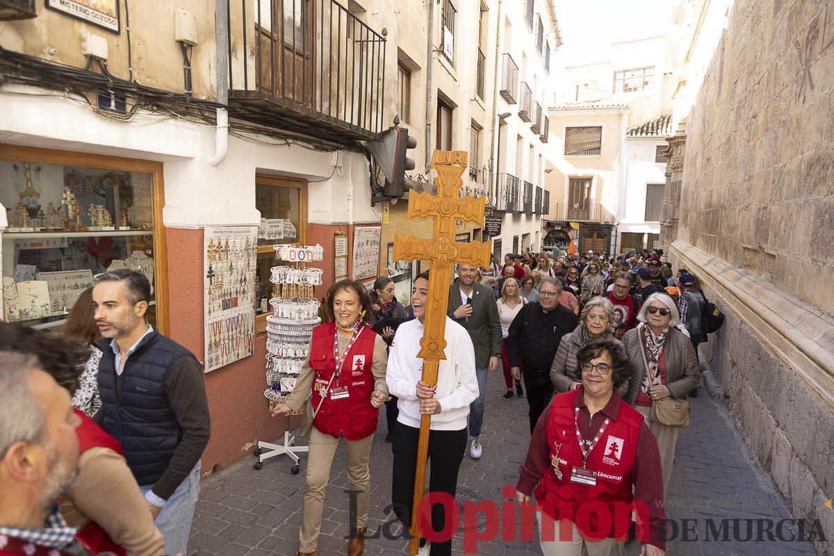 La vicaría de Cartagena, la UCAM, junto a asociaciones y peregrinos de toda España se ponen a los pies de la Vera Cruz