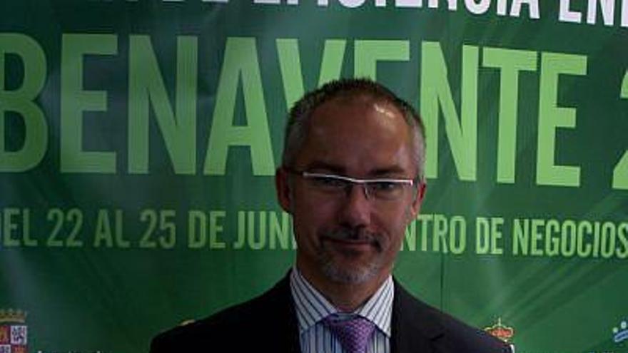 Ricardo González Mantero, el martes, en Eco Energética.