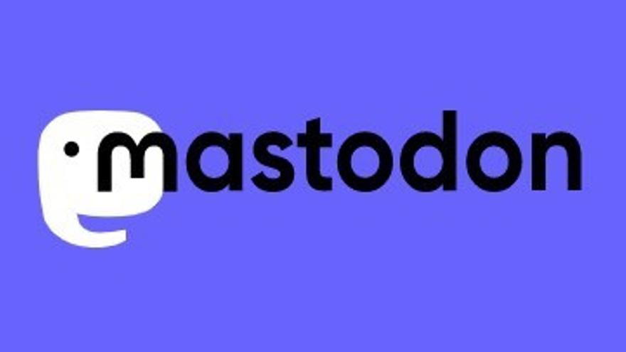 Logo de Mastodon.