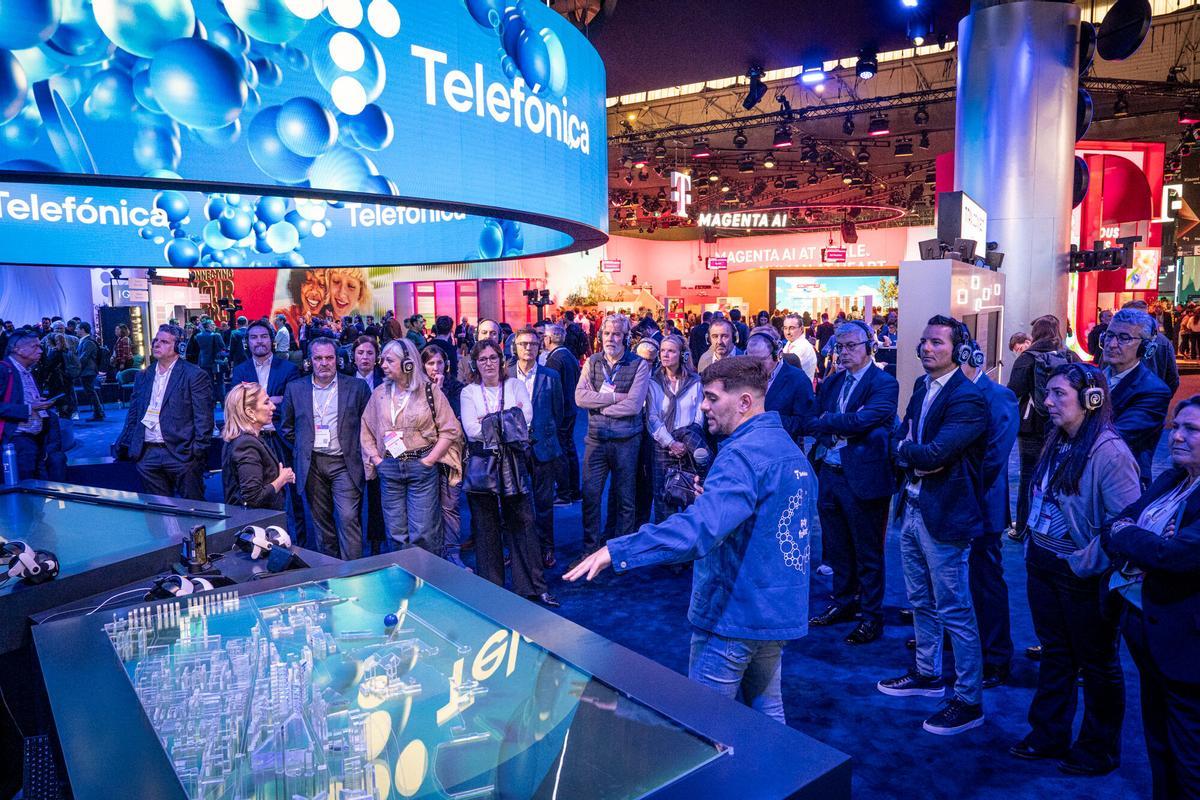 Ambiente en el último Mobile World Congress de Barcelona.