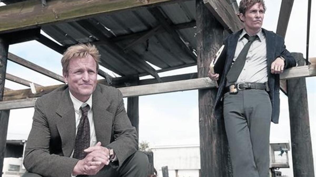 Woody Harrelson y Matthew McConaughey, en 'True Detective'.