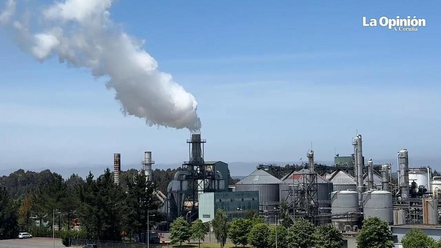 El presidente de la Xunta, Alfonso Rueda, visita la planta de bioetanol en Teixeiro