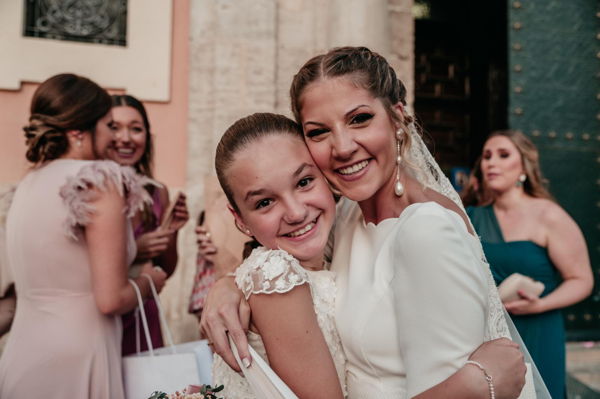 Boda de Andrea Cea, corte de honor de los años 2020 y 2021