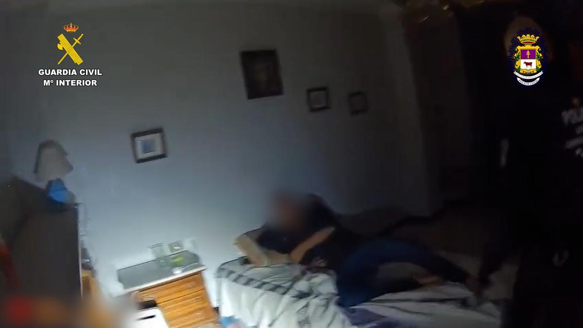 Imagen de uno de los detenidos por la Guardia Civil en Caravaca.