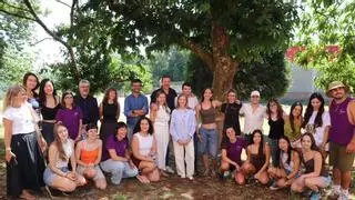 Jóvenes que dejan huella en los campamentos de voluntariado de Lalín y A Estrada