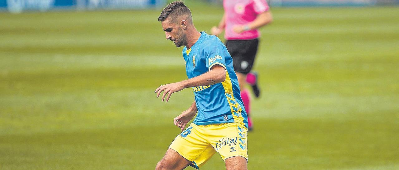 Pejiño durante el partido de la UD en La Romareda el pasado mes de septiembre