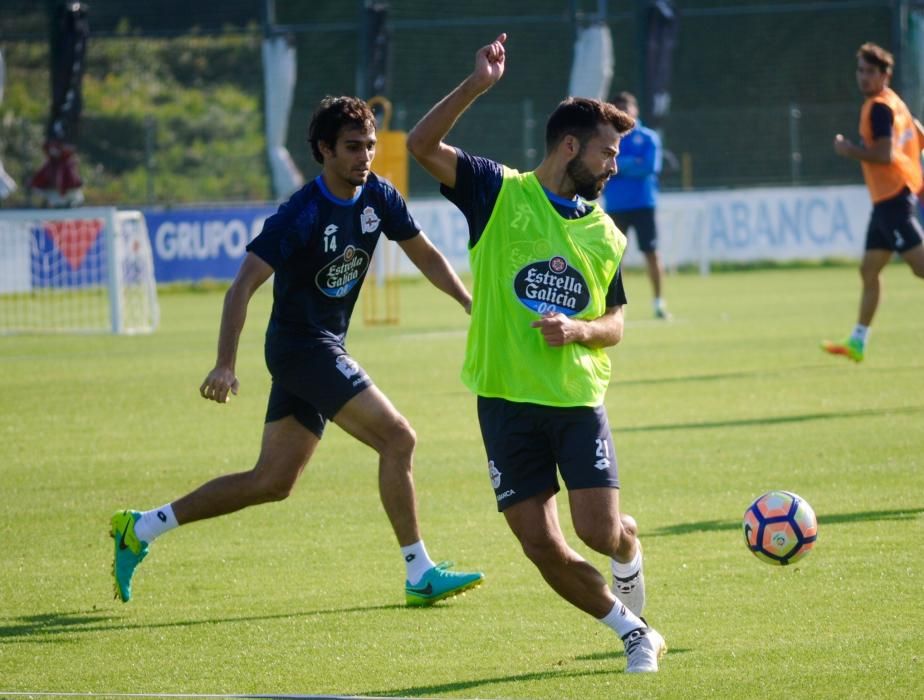 El Dépor trabaja antes del fin de semana de parón