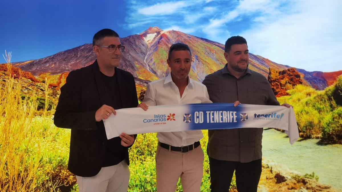 Óscar Cano, a su llegada a Tenerife