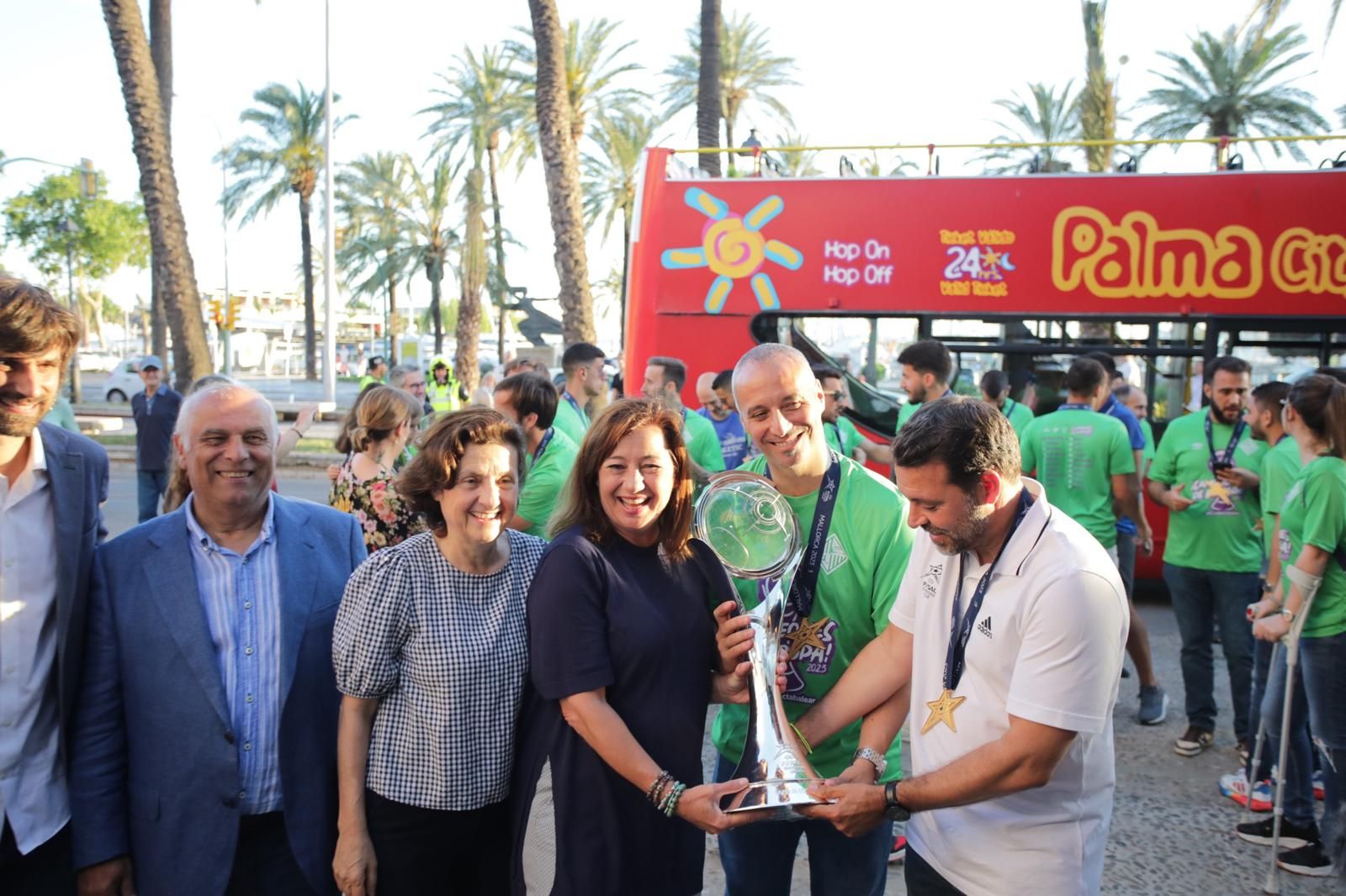 El Mallorca Palma Futsal celebra su UEFA Futsal Champions League