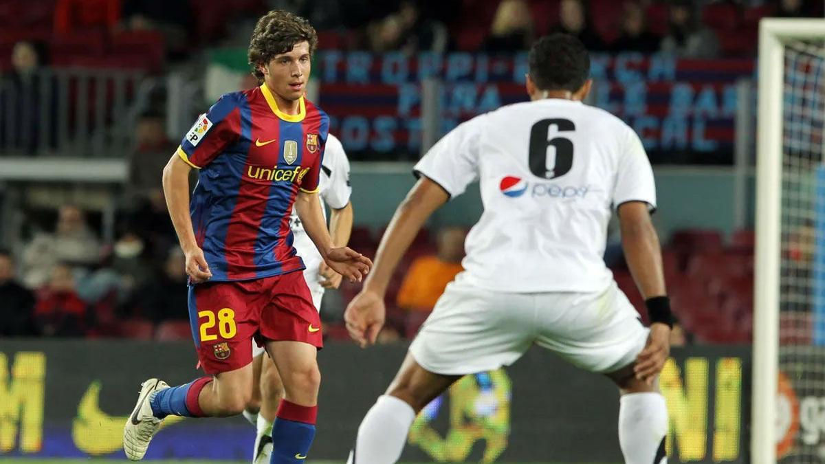 ¡Han pasado ya 10 años! Así fue el debut de Sergi Roberto con el Barça