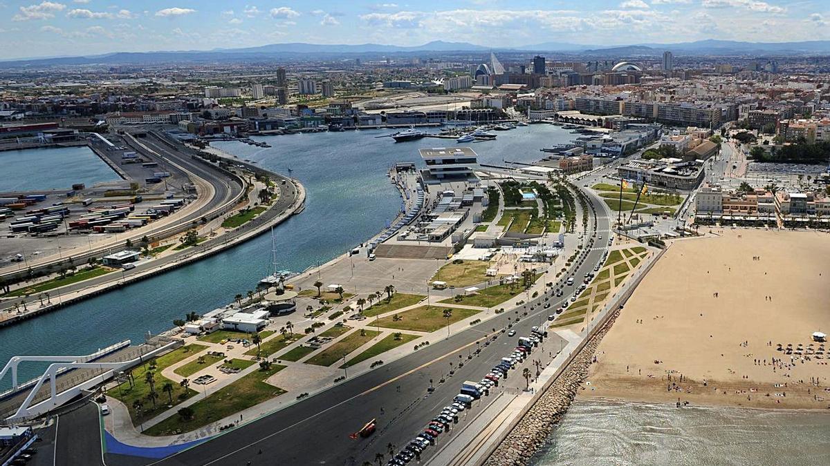 Terrenos de La Marina de Valencia, cedidos por la Autoridad Portuaria al Ayuntamiento