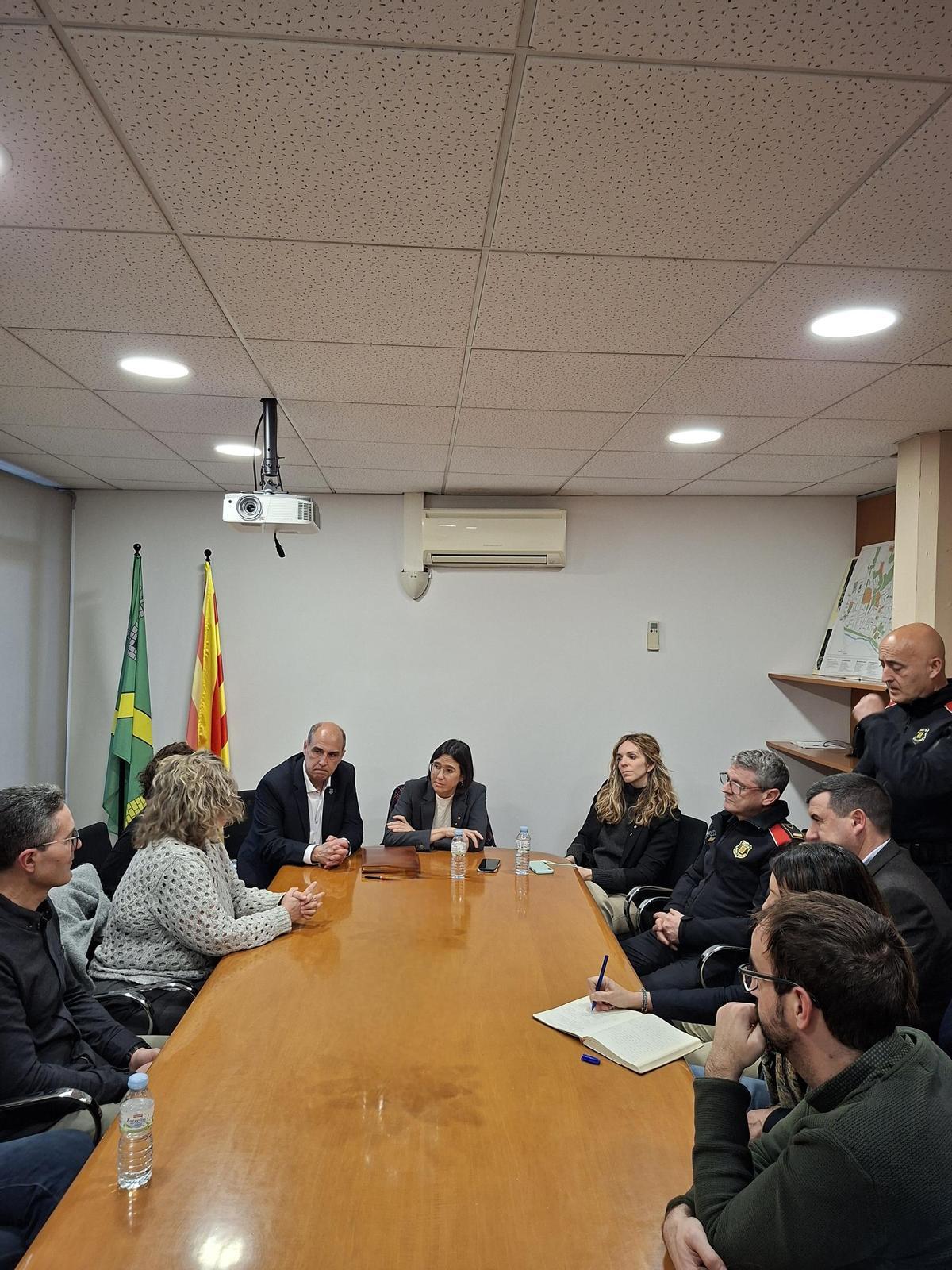 La consellera d’Interior visita l’Ajuntament de Sant Joan de Vilatorrada