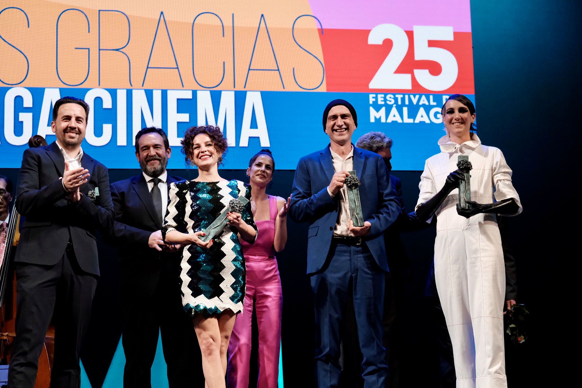 Las imágenes de la gala de los premios Málaga Cinema del Festival