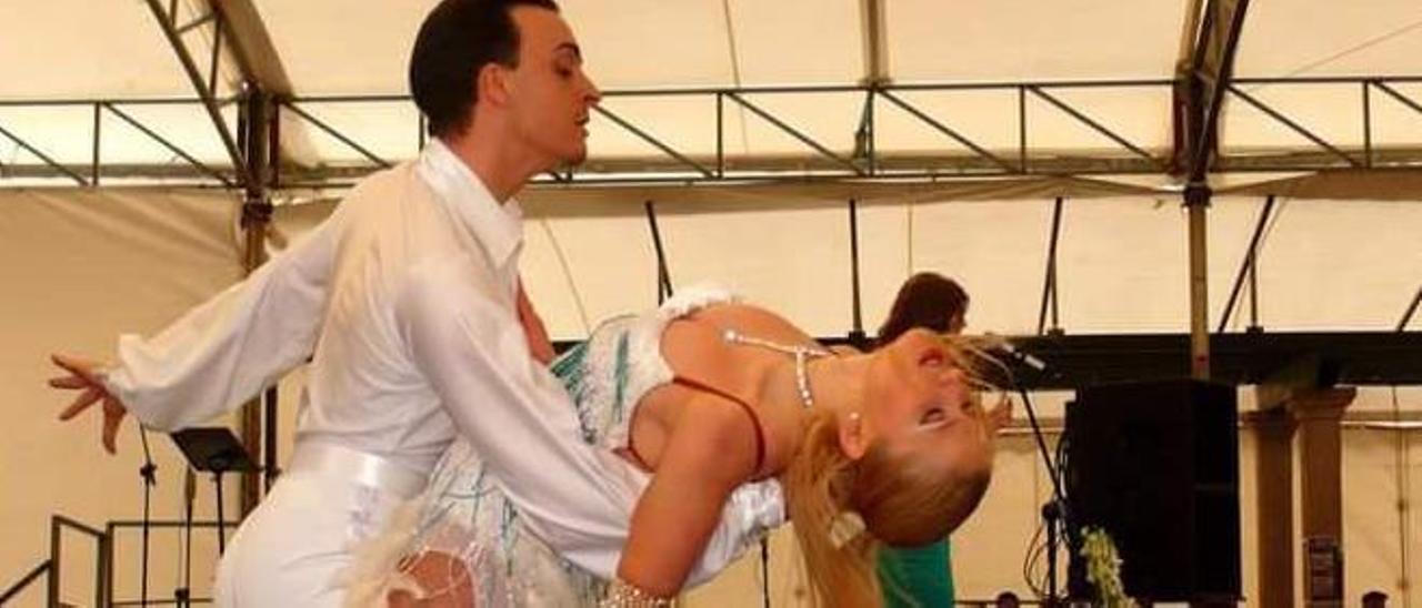 Manuel Trillo durante uno de sus bailes.