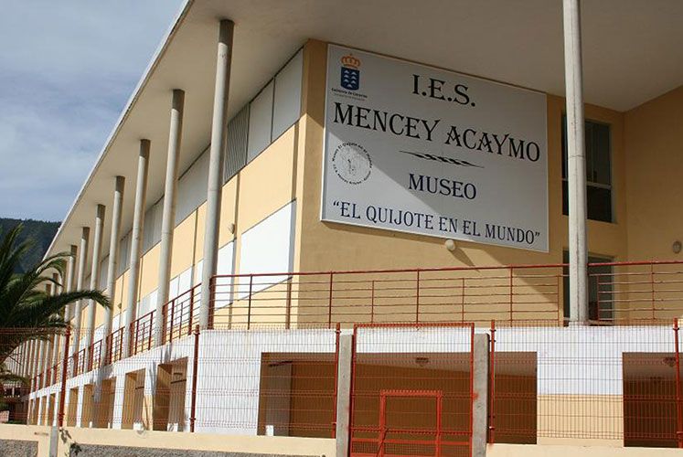 Museo El Quijote en el Mundo, en el IES Mencey Acaymo de Güímar.