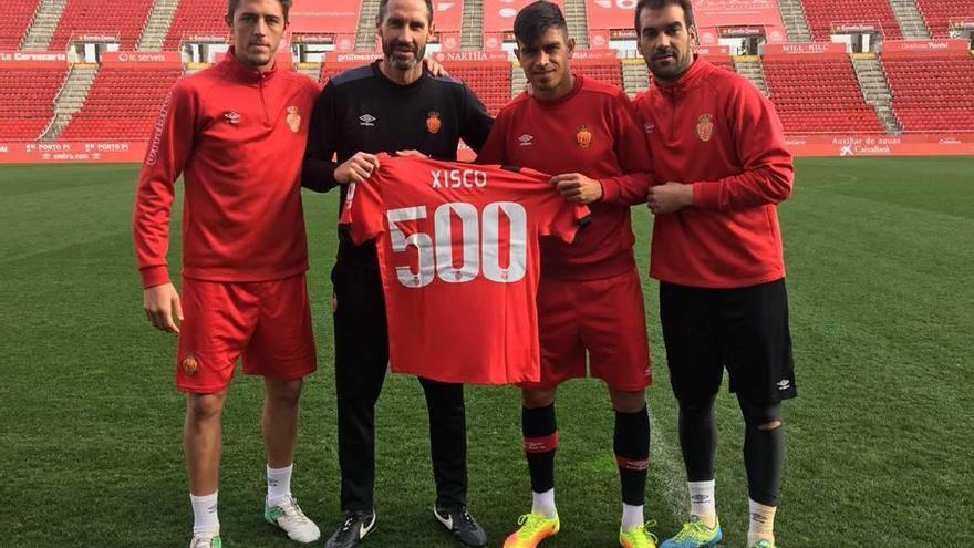 500 partidos como profesional de Xisco Campos