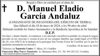 D. Manuel Eladio García Andaluz