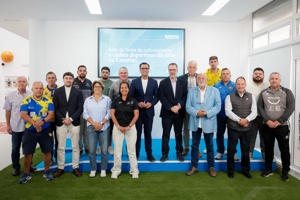 Canarias aumenta las ayudas a los clubes de máxima categoría con una financiación adicional superior al millón de euros