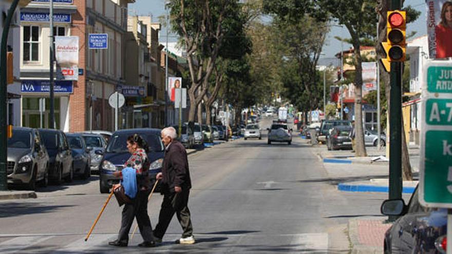 La avenida José Calderón es el eje neurálgico de la zona.