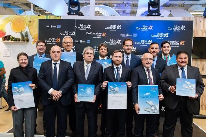 Inauguración del Pabellón de Canarias en la ITB 2019 (Feria Internacional de Turismo de Berlin). Berlin 6 de marzo de 2019