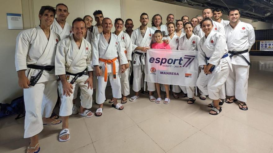 Més de vint karatakes d’Esport7 participen al seminari del mestre Ogura a l’INEFC de Barcelona