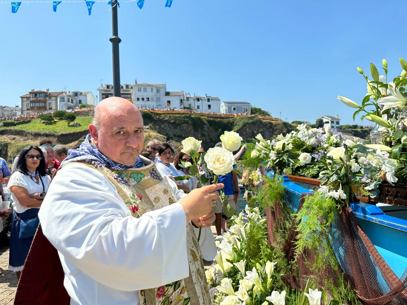 EN IMÁGENES: La procesión de la virgen del Carmen en Tapia de Casariego