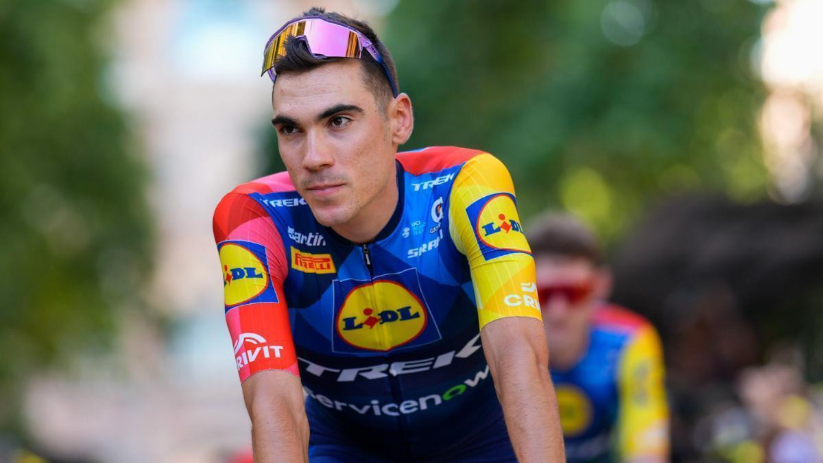 Juan Ayuso, durante la presentación del Tour de Francia 2026.