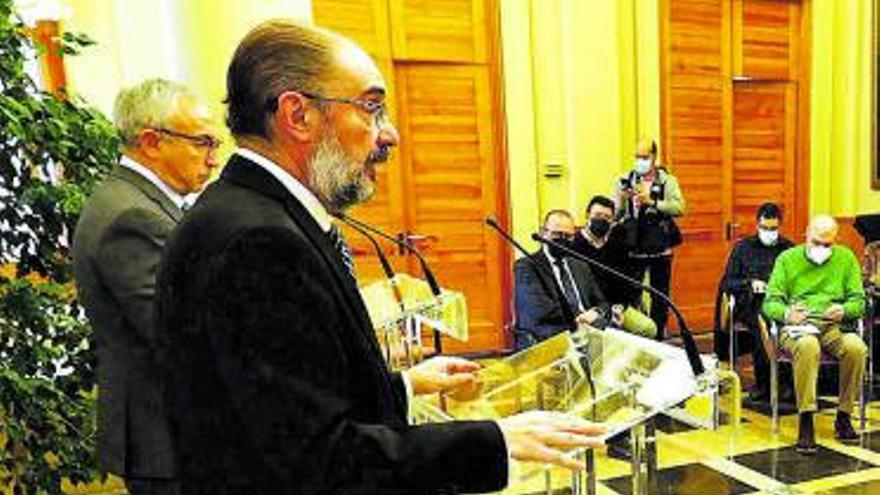 Javier Lambán, presidente del gobierno de Aragón. | JAIME GALINDO