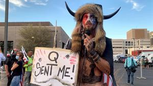 Yellowstone Wolf, miembro del movimiento QAnon que participó en el asalto al Capitolio.