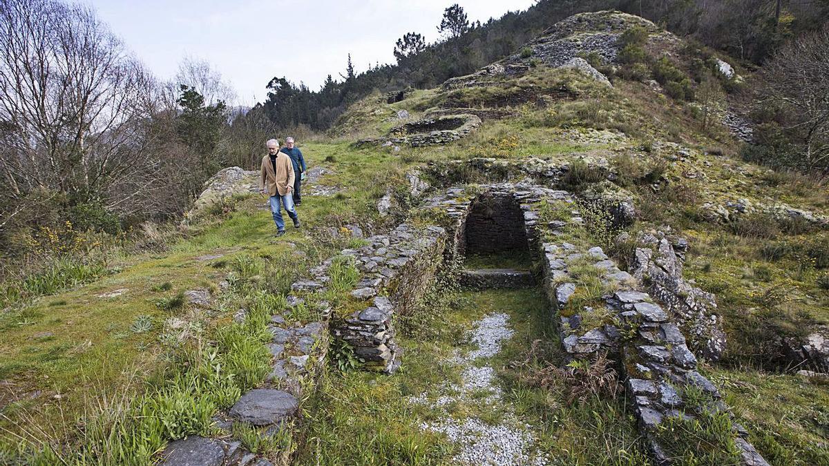 Una de las saunas del castro de Pendia, en Boal. | Miki López