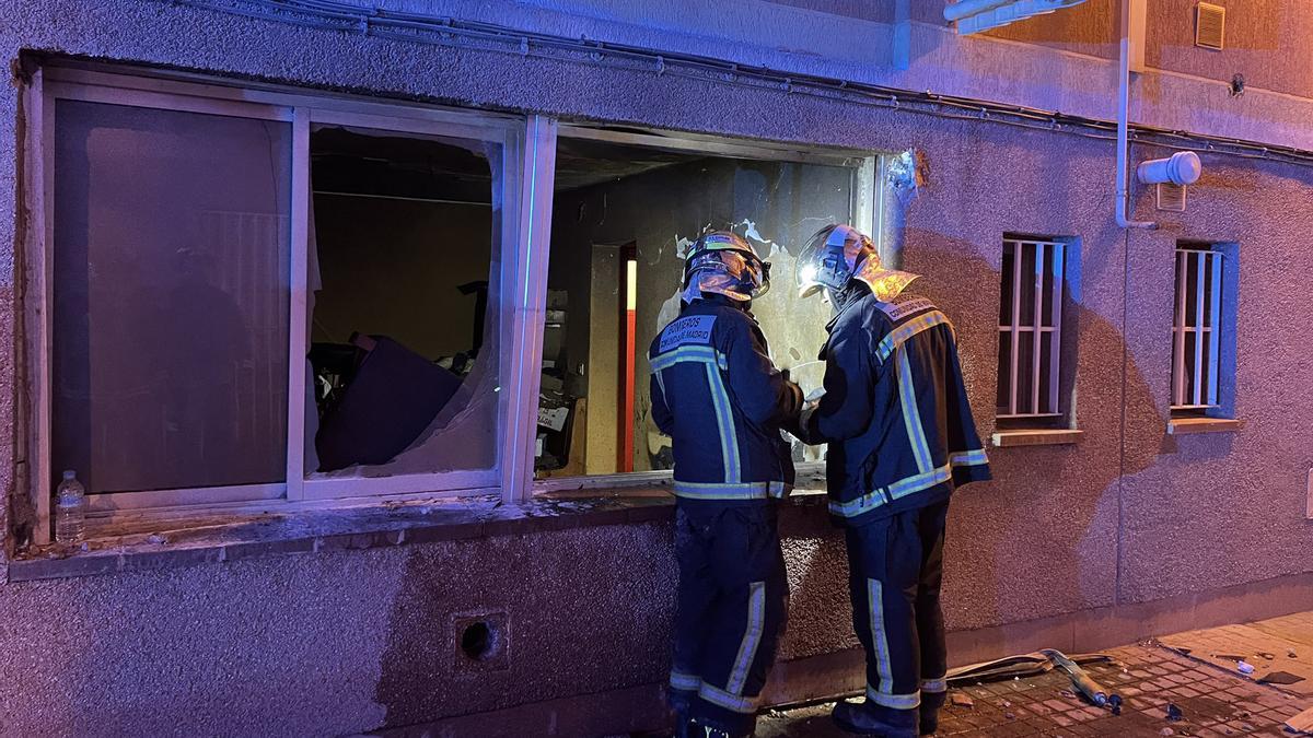 Un incendio en una casa de Madrid.