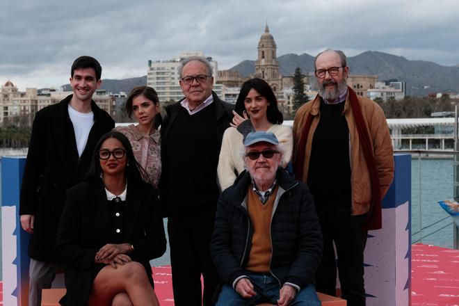 El photocall de 'Un hípster en la España vacía' en el Festival de Málaga