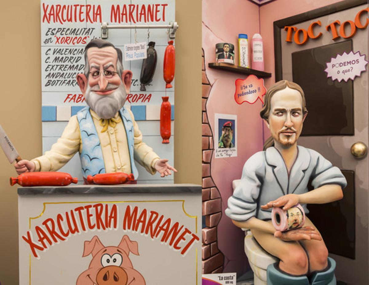 El líder de Podem, Pablo Iglesias, i el president del Govern, Mariano Rajoy.