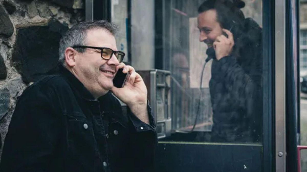 Ross Ainslie y Tim Edey (izquierda) en la portada de su disco «Diad».