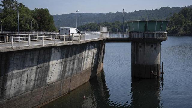 Embalse del Eiras, a mediados de este mes.