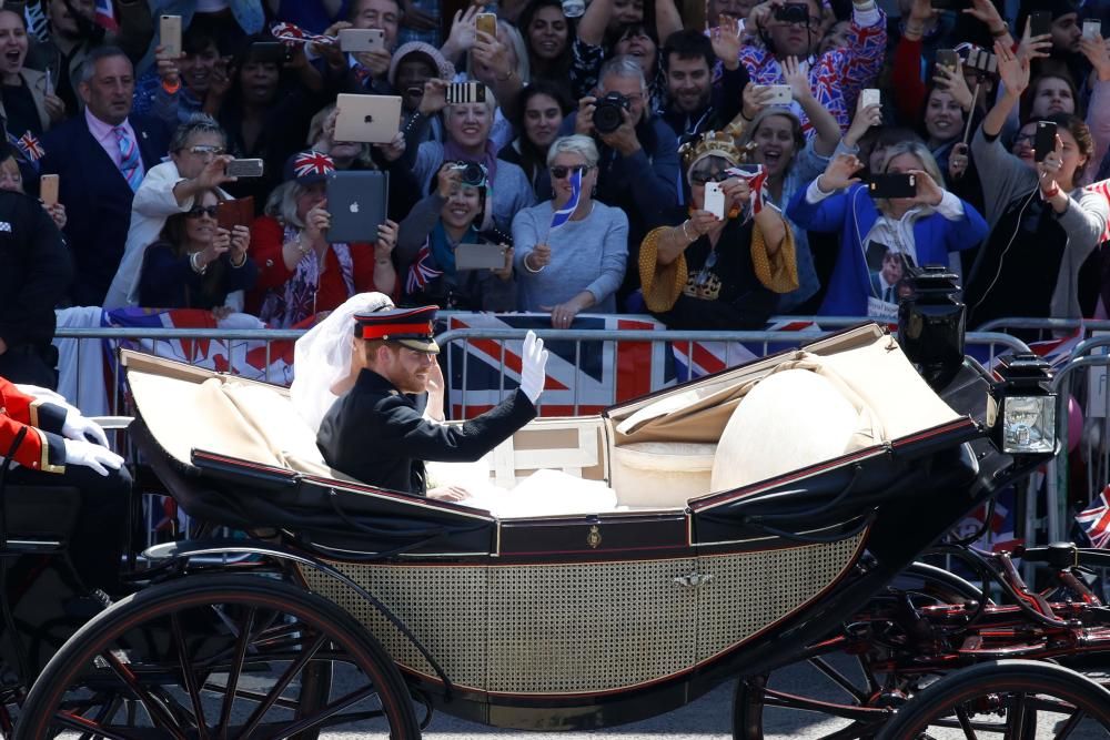 El príncipe Harry y Meghan Markle, marido y mujer