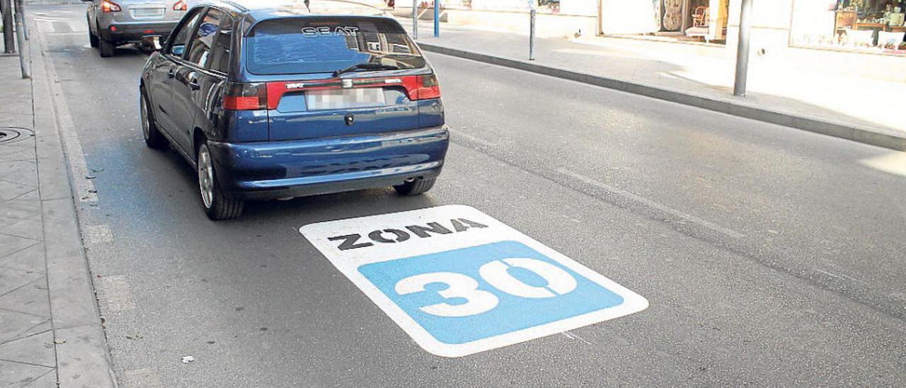 Zona a 30 descafeinada en Torrevieja