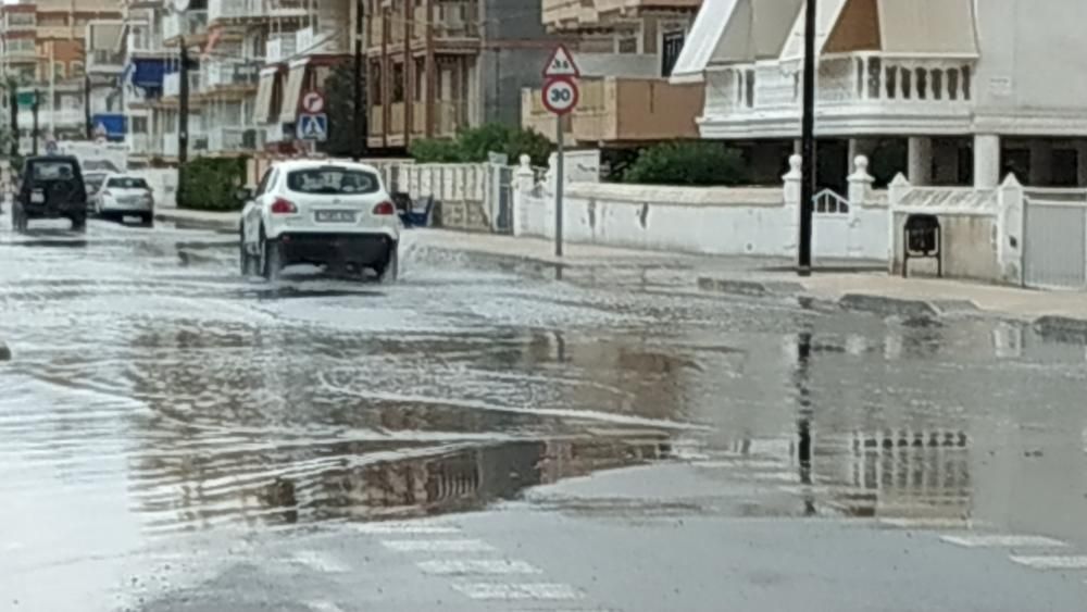 Lluvia e inundaciones en Santa Pola