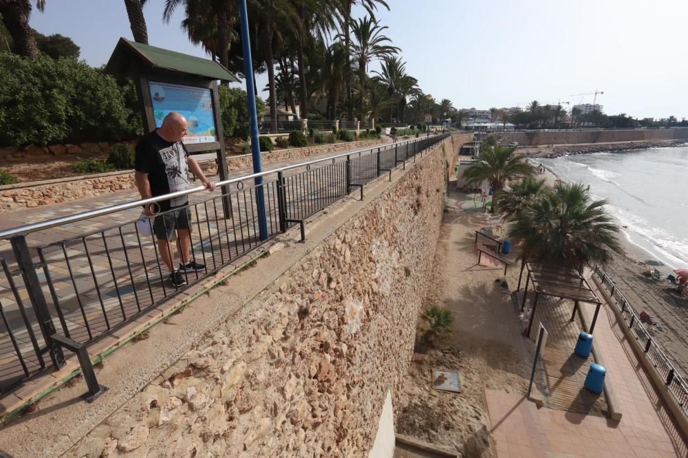 Lugar del paseo de Punta Prima donde se produjo el accidente