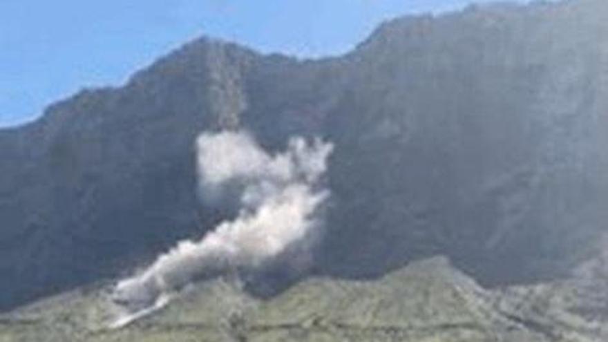 Susto en los riscos de Famara de Lanzarote