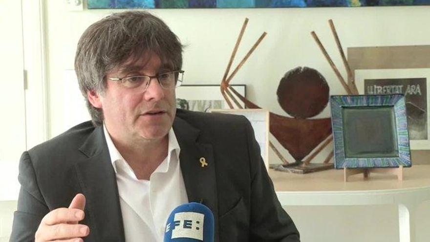 Puigdemont asegura qeu una sentencia absolutoria en el juicio del procés sería positiva para España