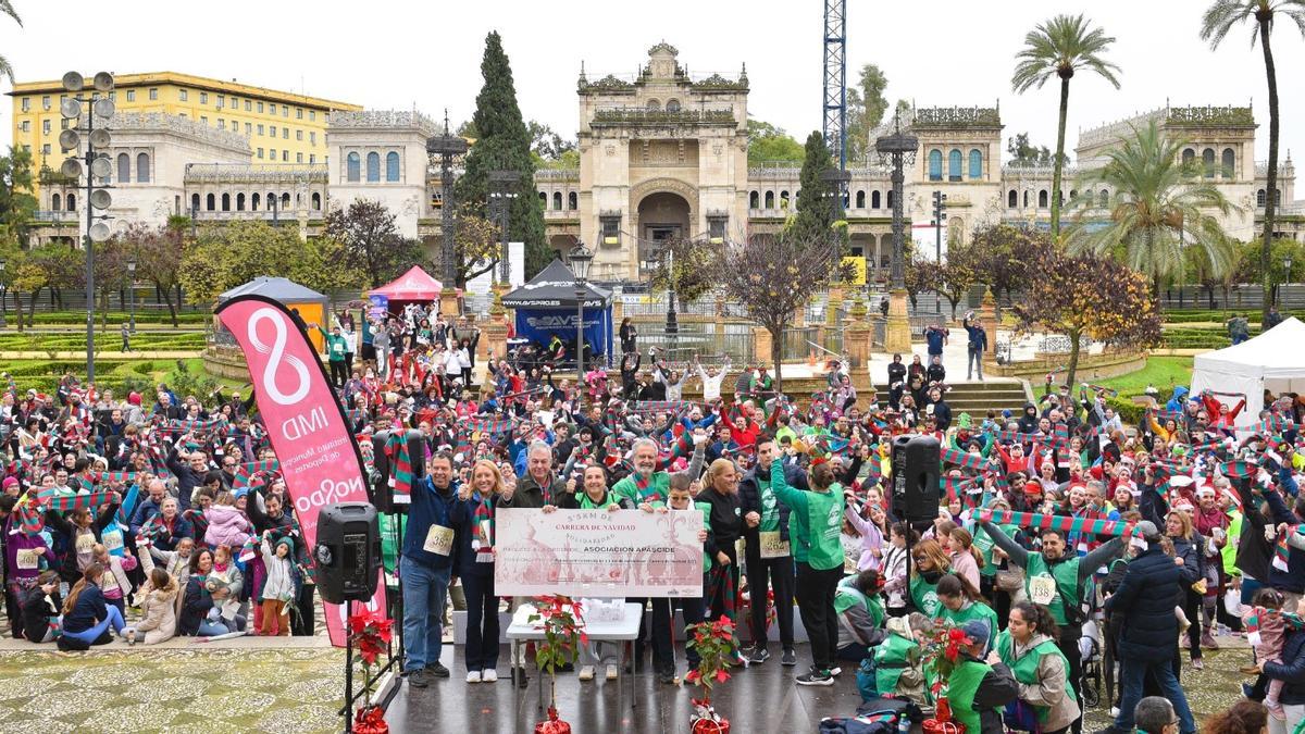 Imagen de la I carrera de la Navidad de Sevilla.