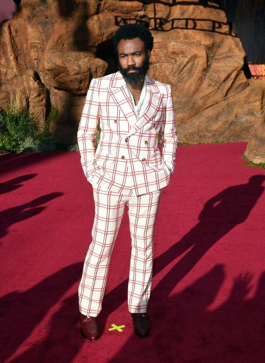 Donald Glover, la voz de Simba, en el estreno de 'El Rey León'