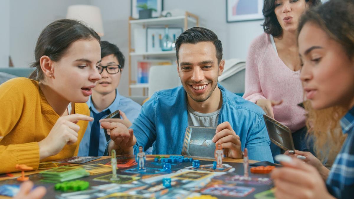 Juegos de mesa en familia