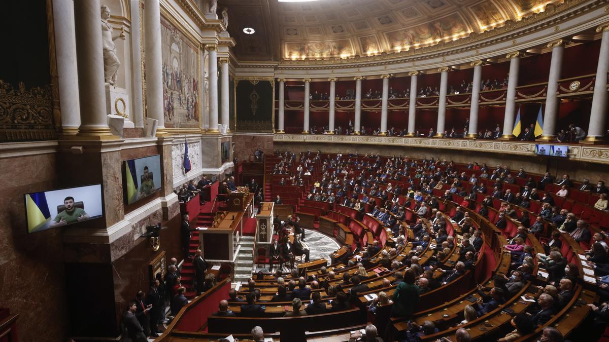 Zelenski Asamblea Nacional francesa