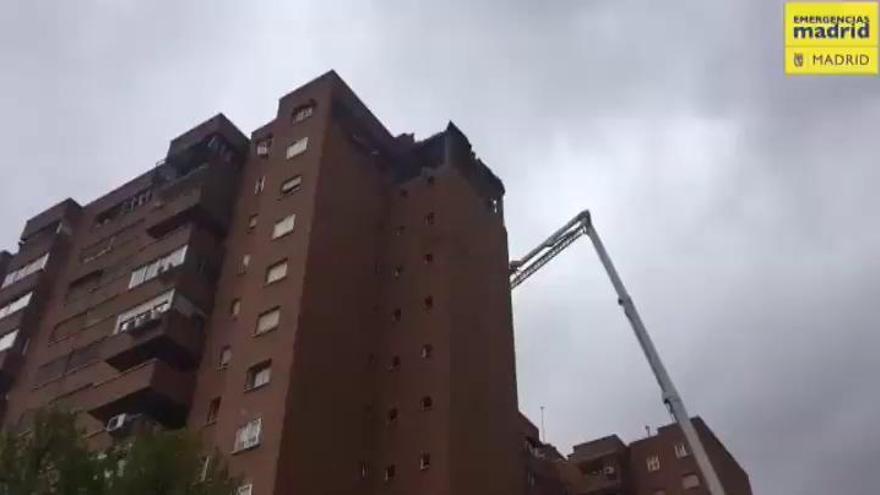 Una explosión de gas provoca 16 heridos en un edificio de Vallecas